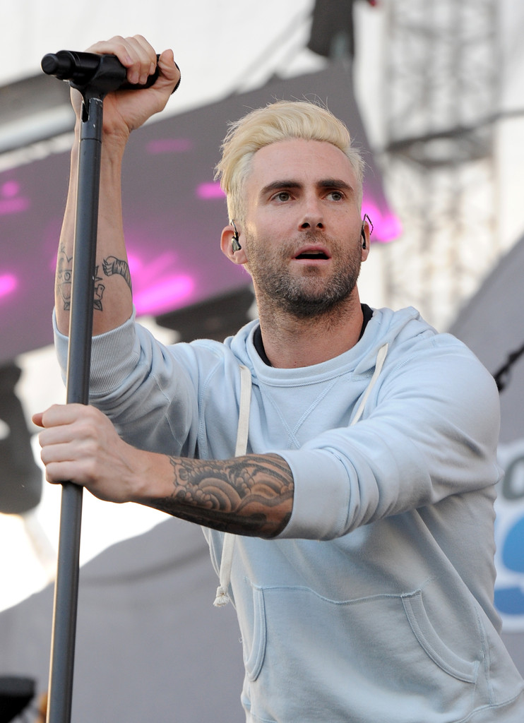 Adam Levine Blonde Hair