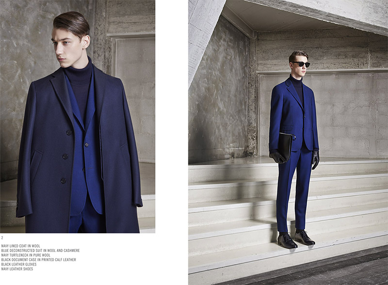 Cerruti 1881 Goes Sleek & Blue for Fall/Winter 2014 – The Fashionisto