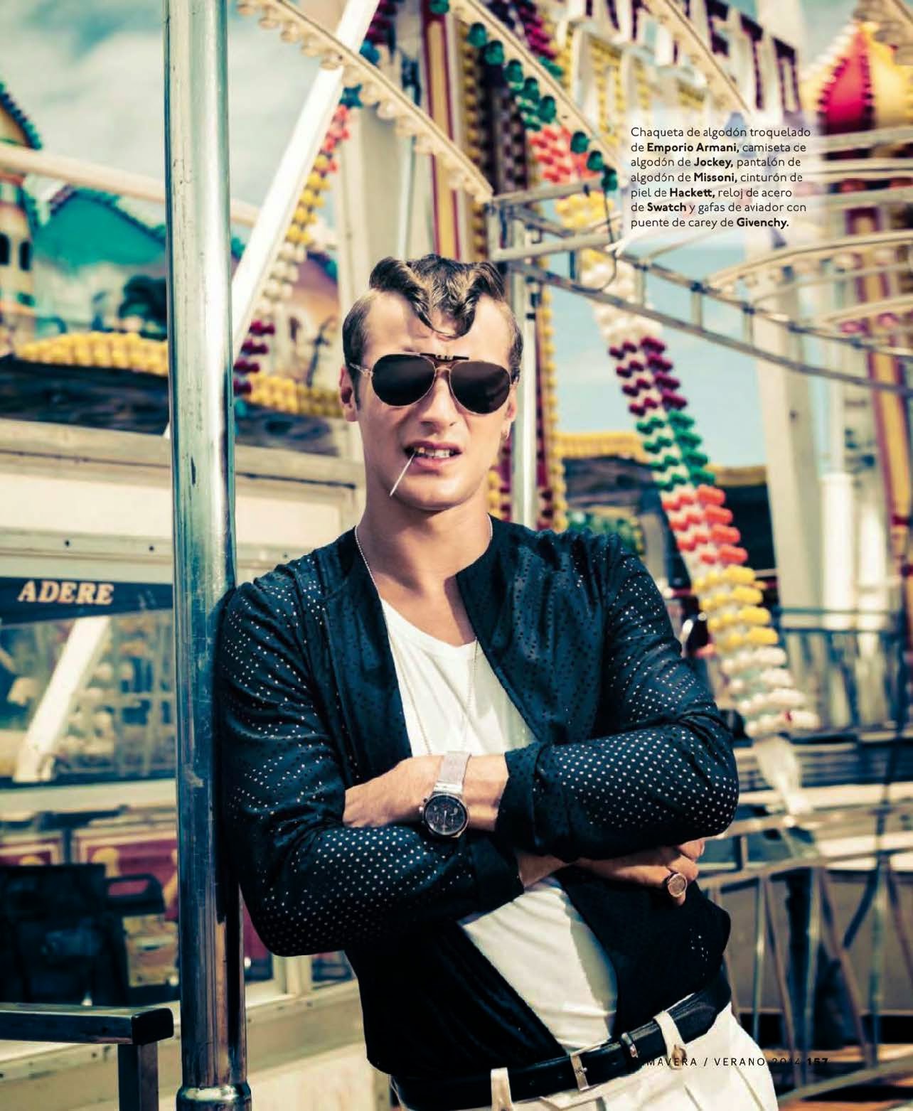 Clement Chabernaud Looks Crazy for Esquire España–The Big Black Book