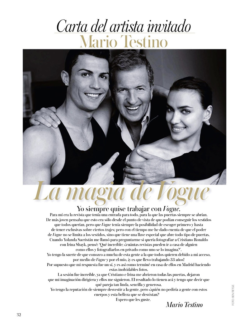 Cristiano Ronaldo at Home for Vogue España – The Fashionisto