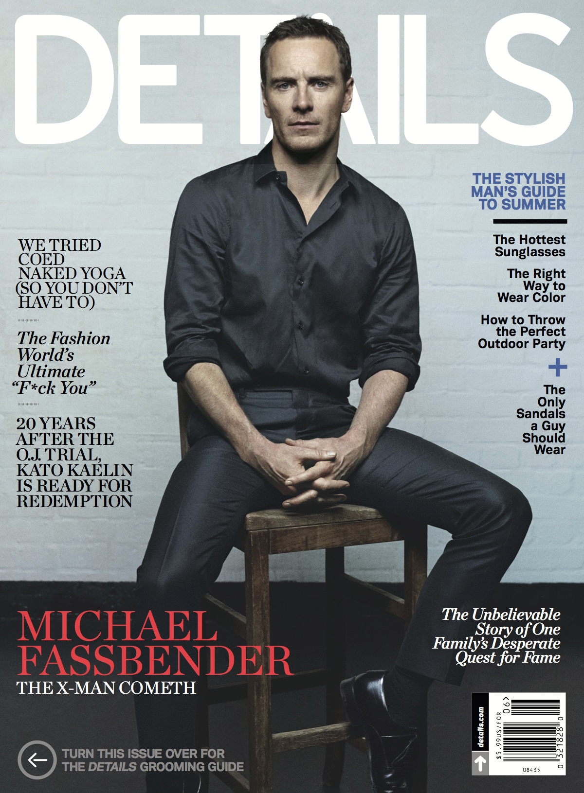 X-Men Stars Michael Fassbender + James McAvoy Cover Details June/July Issue