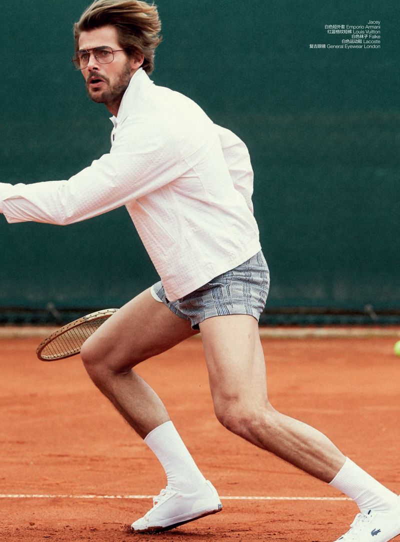 Retro Fit: Jacey Elthalion, Robert Konjic + More Play Tennis for GQ Style China