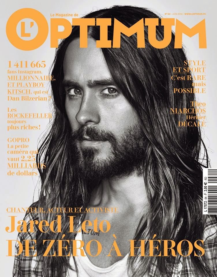 Jared Leto Covers L’Optimum June Issue