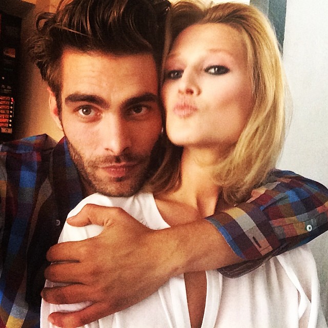 Jon Kortajarena shoots with Toni Garrn