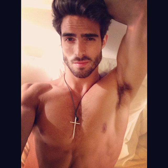 Juan Betancourt poses for a selfie