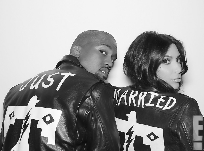 Kimye-Just-Married-Leather-Jackets