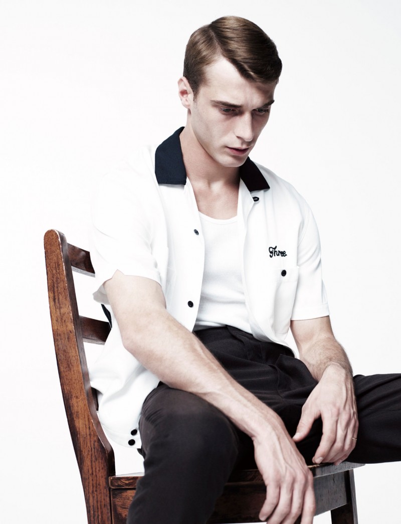 Clement Chabernaud wears clothes from menswear nominee Rag & Bone