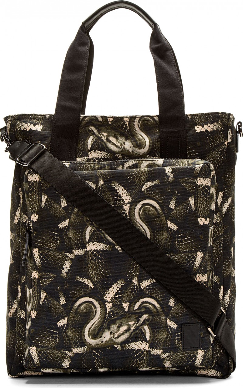 Marcelo Burlon County of Milan Snake Print Tote