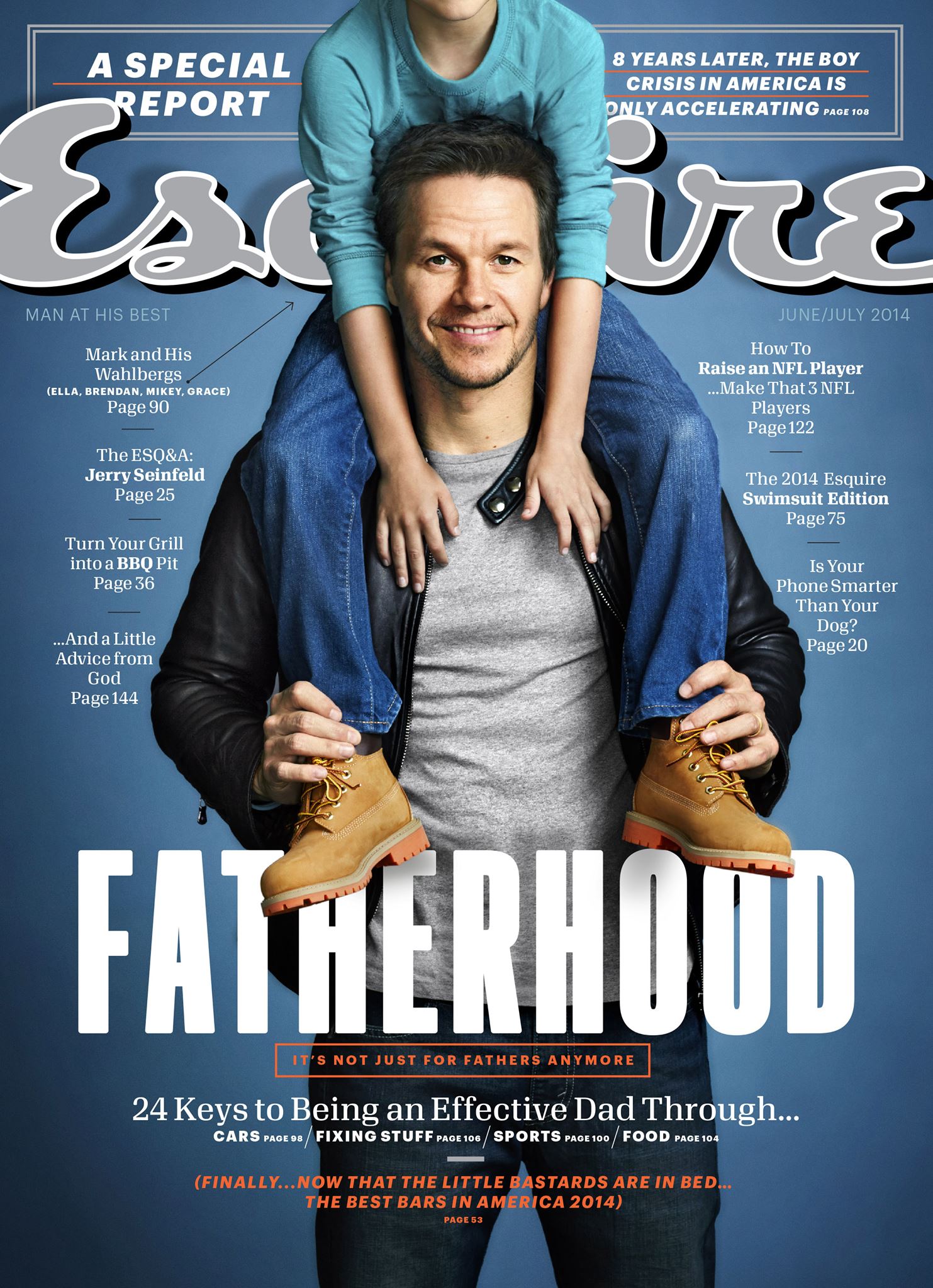 Mark Wahlberg Covers Esquire June/July Issue