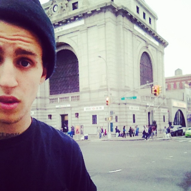 Miles Langford cruises around town and still finds the time for a new selfie!