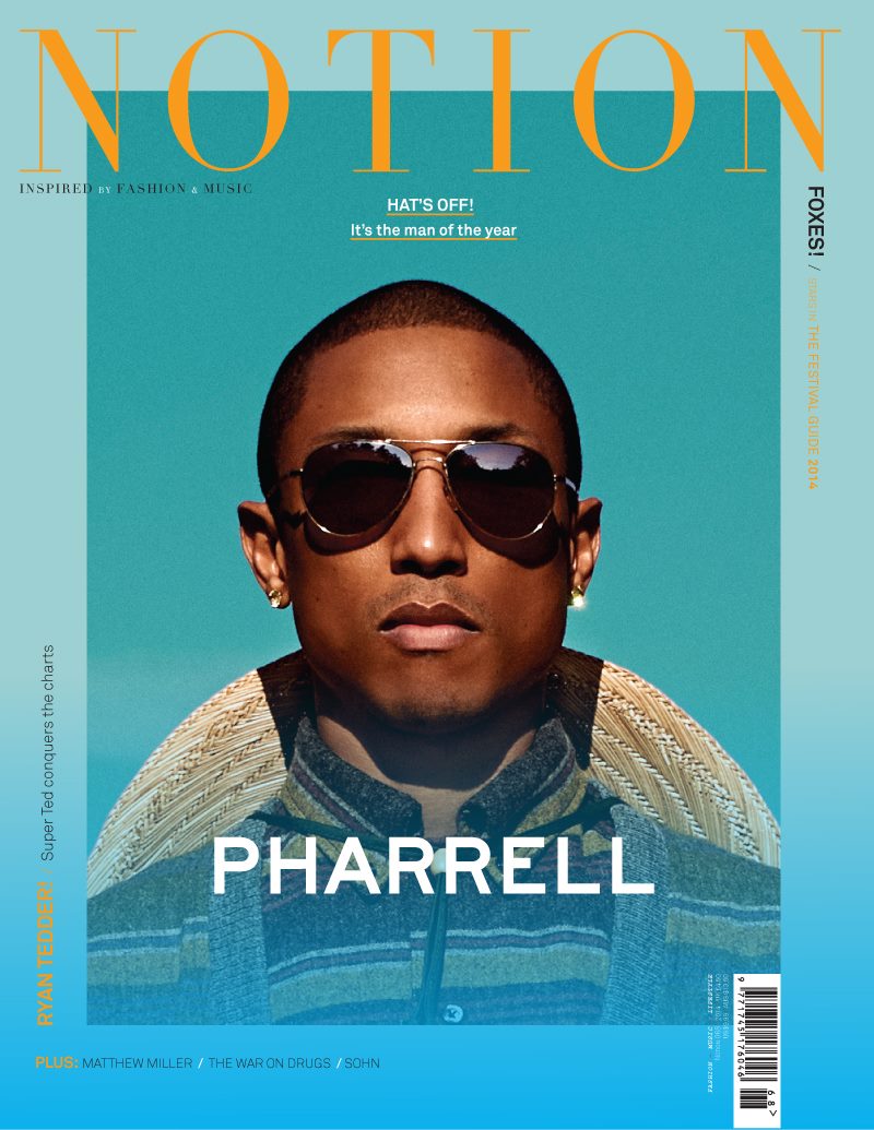 Pharrell Notion Magazine Cover