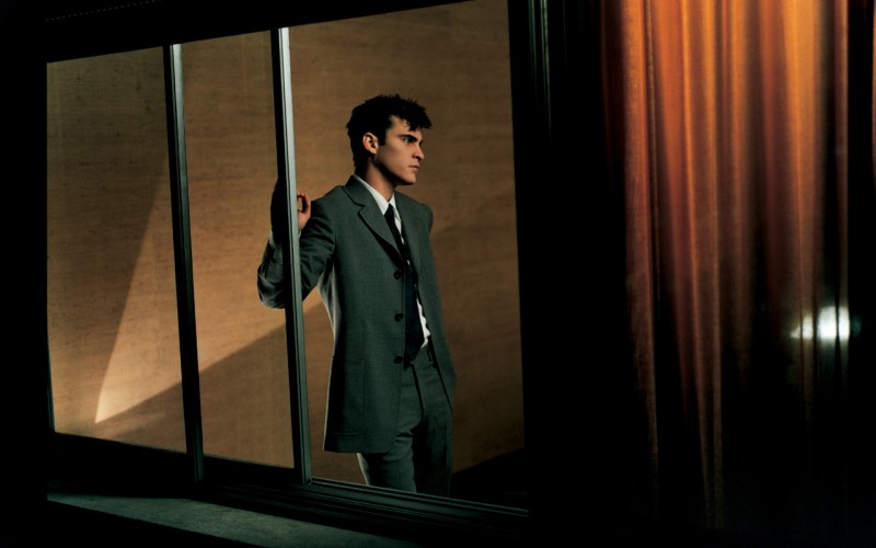 Actor Joaquin Phoenix for Prada Men Spring/Summer 1997 Campaign