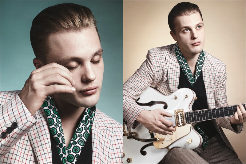 Actor Michael Pitt for Prada Men Spring/Summer 2012 Campaign