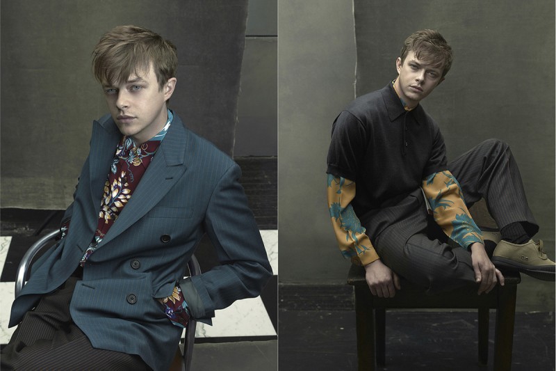 Actor Dane DeHaan for Prada Men Spring/Summer 2014 Campaign