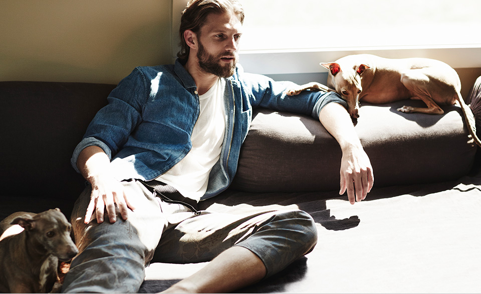 RJ Rogenski at Home for Mr Porter