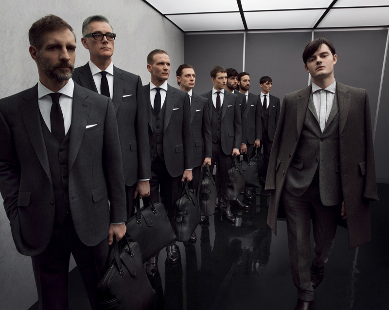 Ermenegildo Zegna gets serious with its fall-winter 2014 campaign featuring actor Sam Riley.