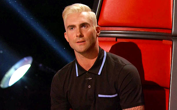 Adam Levine Debuts Blond Hair On The Voice Why He Went Blond