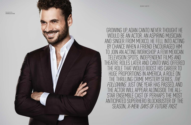 X-Men’s Adan Canto for August Man.
