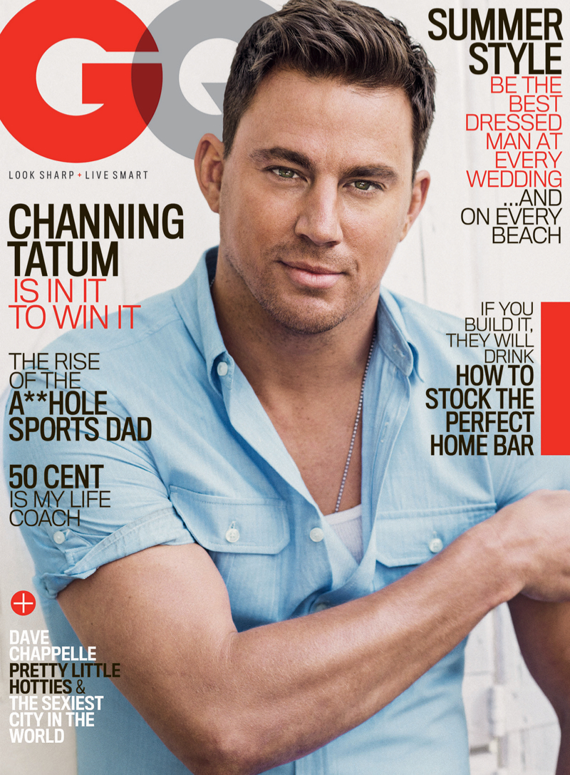 Channing Tatum Covers GQ June Issue, Talks 22 Jump Street, Gambit + More