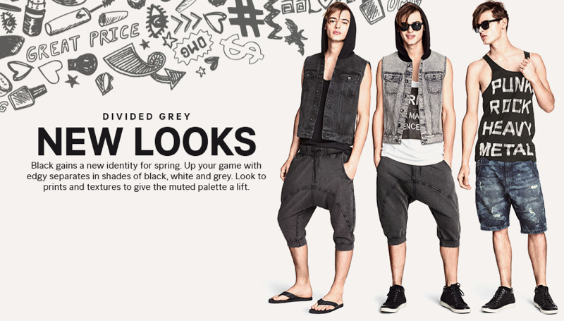 New Divided Grey Arrivals: Jacob Morton for H&M