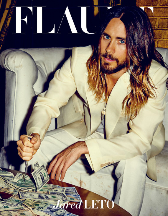 Jared Leto Lets Out Some Aggression for Flaunt