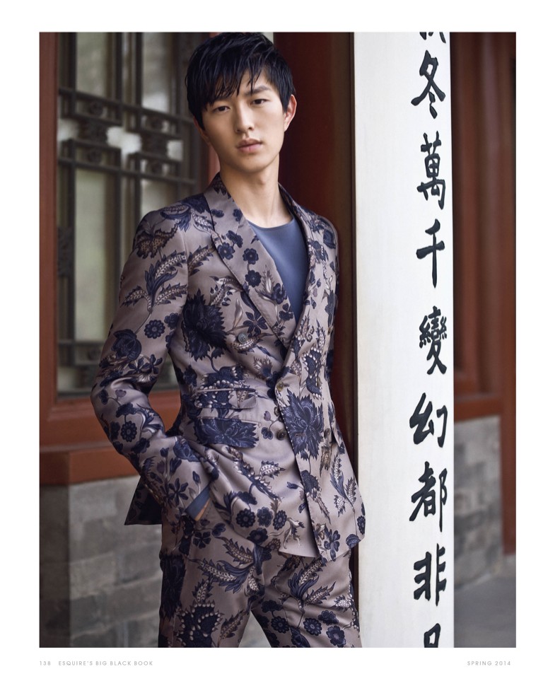 Chic Spring Fashions: Jin Dachuan for Esquire China’s Big Black Book