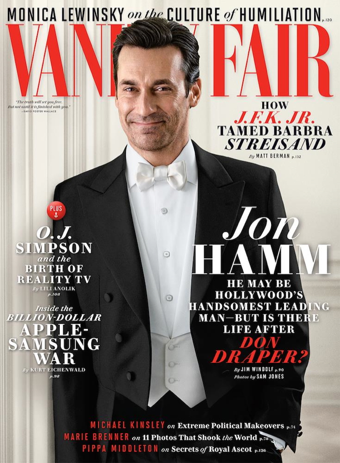 Mad Men Star Jon Hamm Covers Vanity Fair’s June Issue in Tuxedo