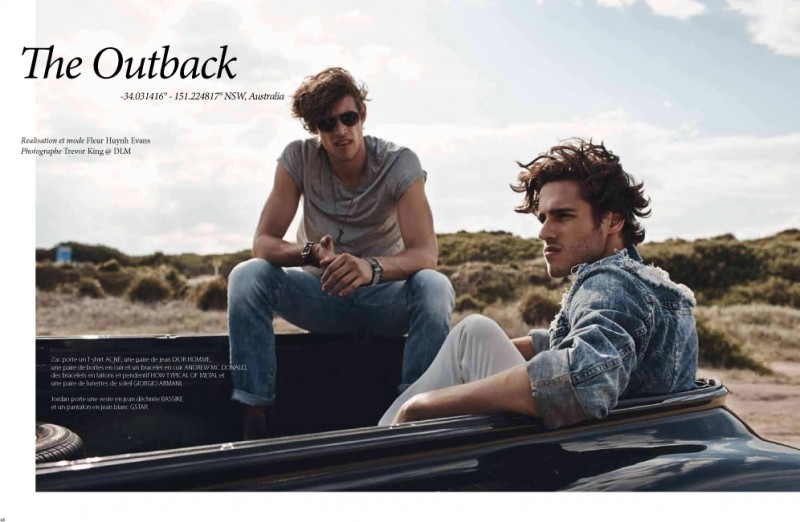 Jordan Zac Stenmark Embrace the Outback for Apollo Magazine | The Fashionisto