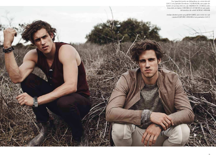 Jordan + Zac Stenmark Embrace the Outback for Apollo Magazine