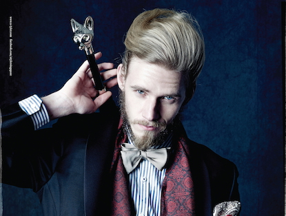 Berthold Rothas Poses for N.Tyler in ‘Of Mirrors’ Campaign