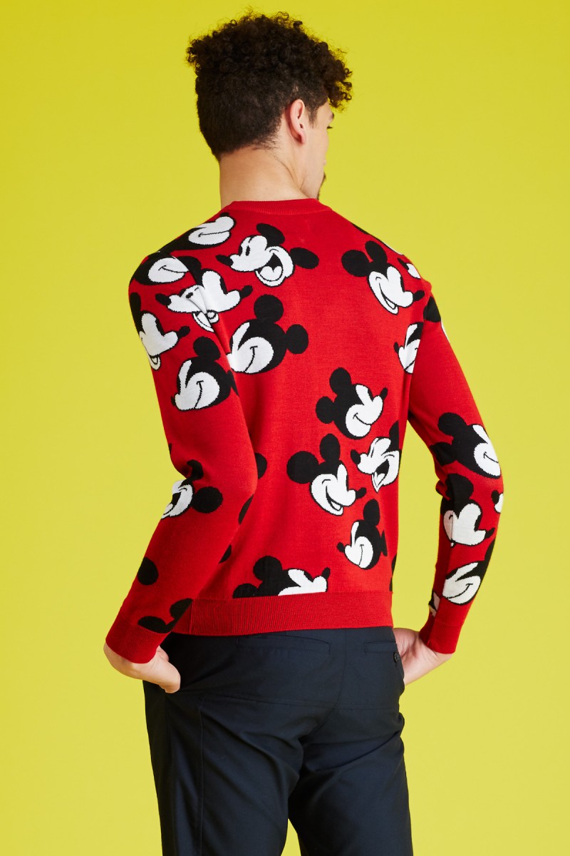 Mickey Mouse x Opening Ceremony Steamboat Willie Face Off Sweater