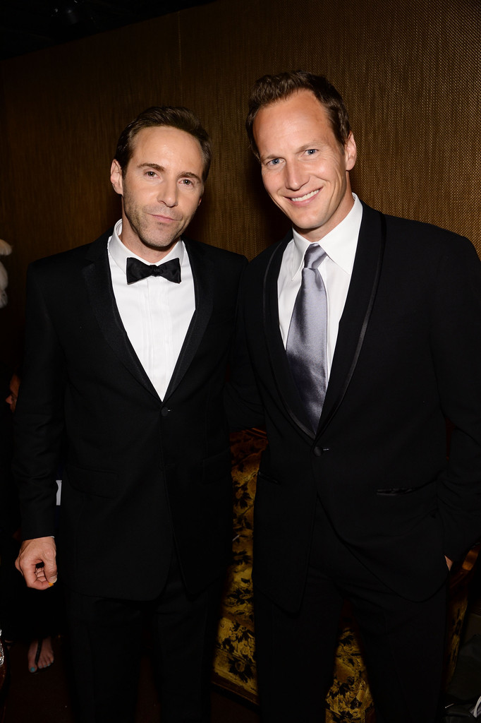 Actors Alessandro Nivola and Patrick Wilson pose for a chummy image backstage.