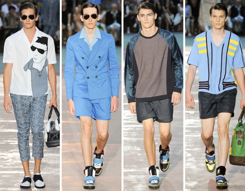 Antonio Marras Spring/Summer 2015: The designer championed the game of soccer, achieving a new casualness.