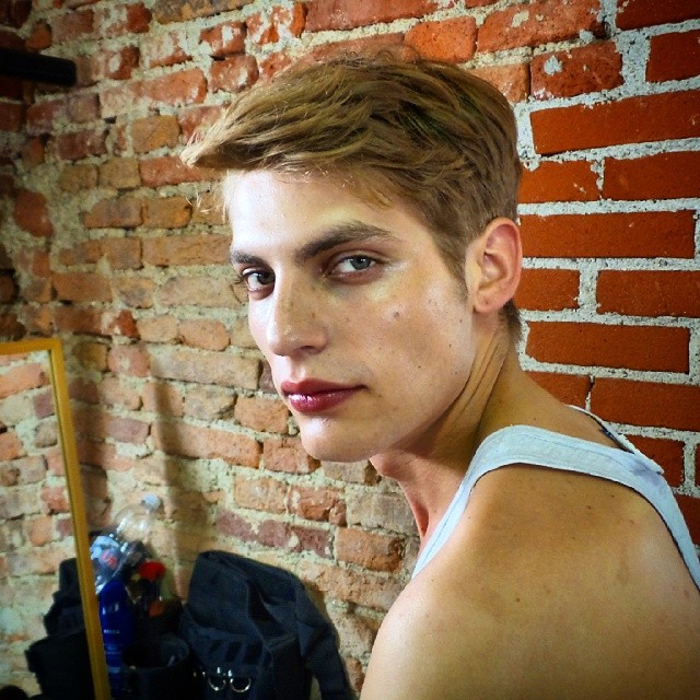 Baptiste Radufe is captured behind the scenes.