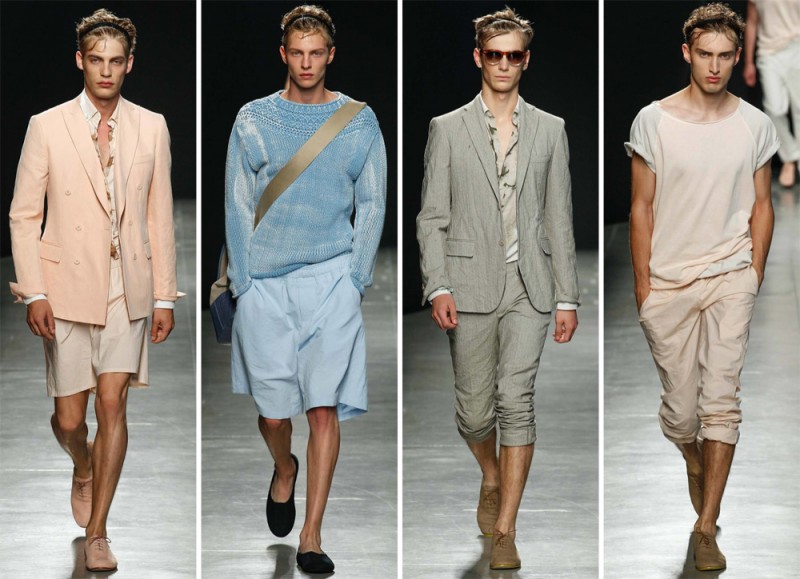 Bottega Veneta Spring/Summer 2015: Pulled back hair, headbands, loose relaxed silhouettes and an athletic vibe won our hearts at Bottega Veneta.