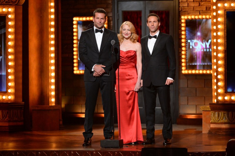 Bradley Cooper, Patricia Clarkson and Alessandro Nivola present at the Tony Awards.