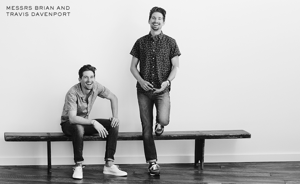 Mr Porter Spotlights Brothers Brian & Travis Davenport + More