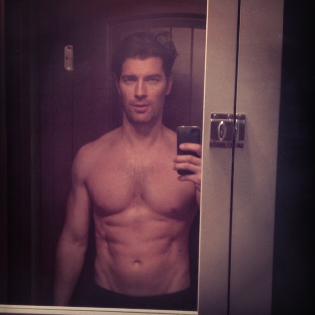 Cory Bond can never resist a great selfie.