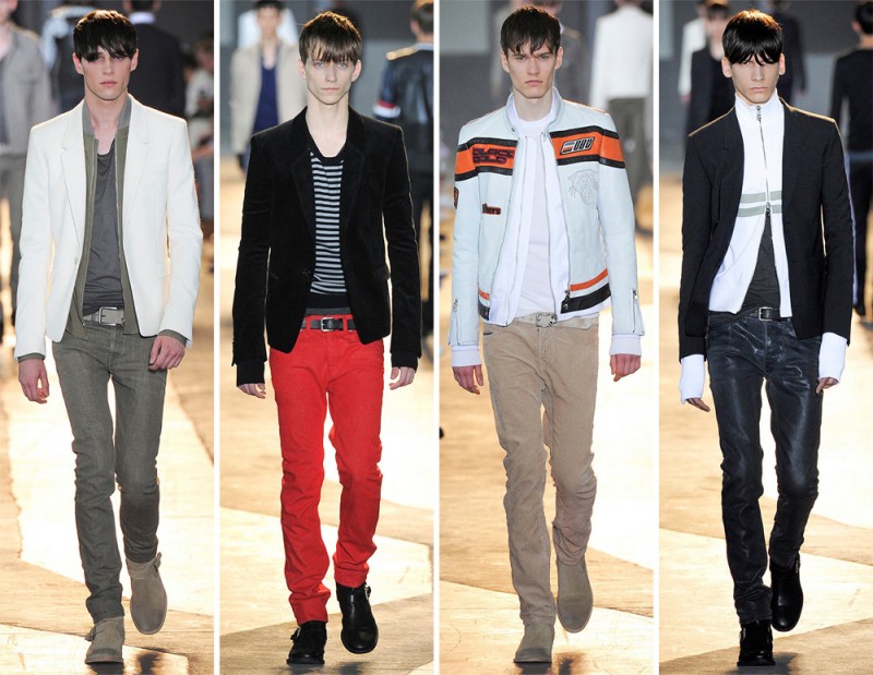 Diesel Spring/Summer 2015: Motocross combined with slim silhouettes was the sport of habit for Diesel's most recent out.