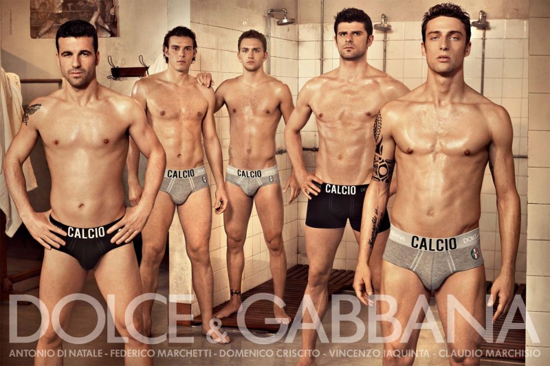 Dolce and Gabbana enlists Italian athletes for its underwear campaign - Men Sexy Underwear
