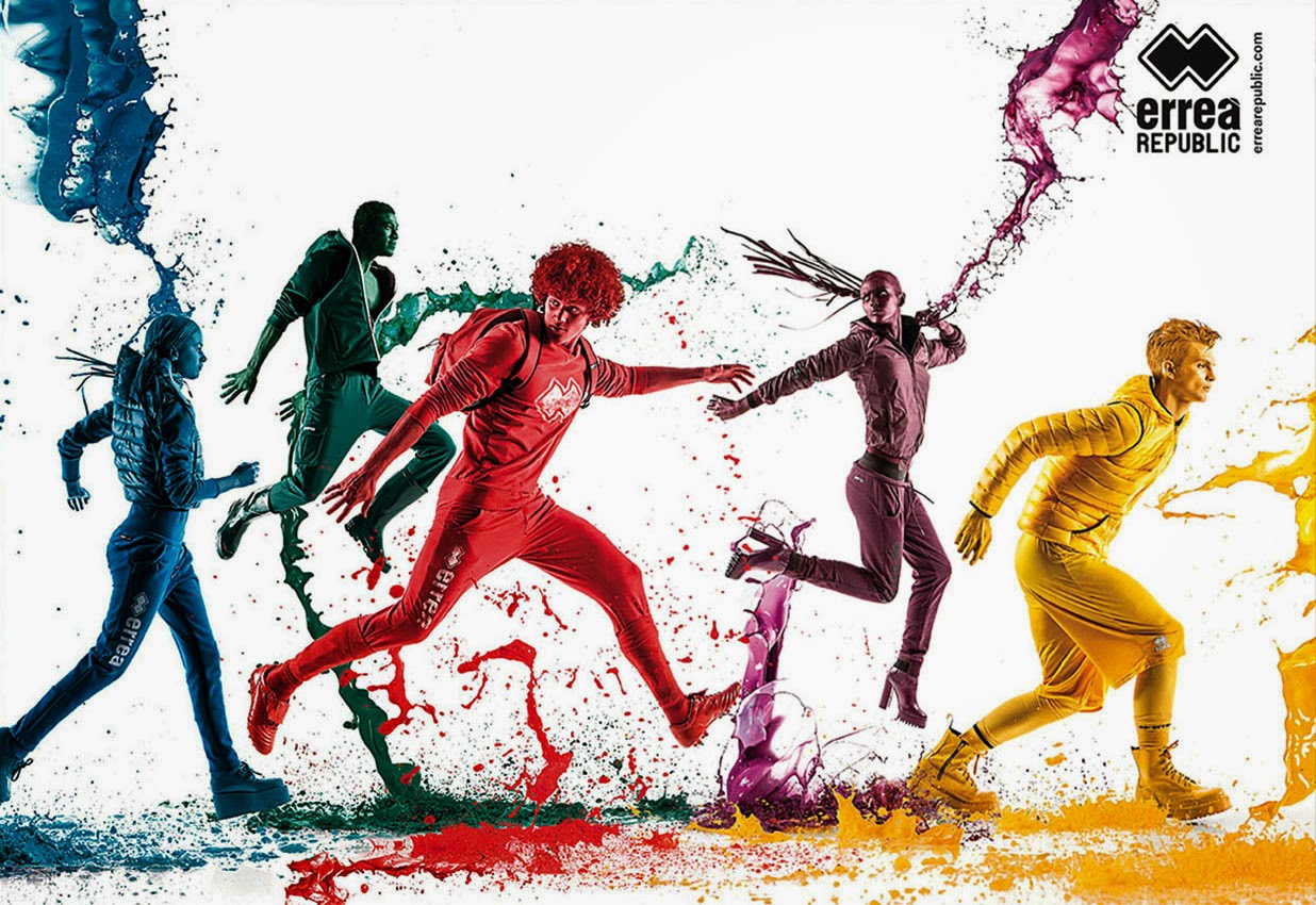 Erreà Republic Makes Colorful Splash with Its Fall 2014 Campaign