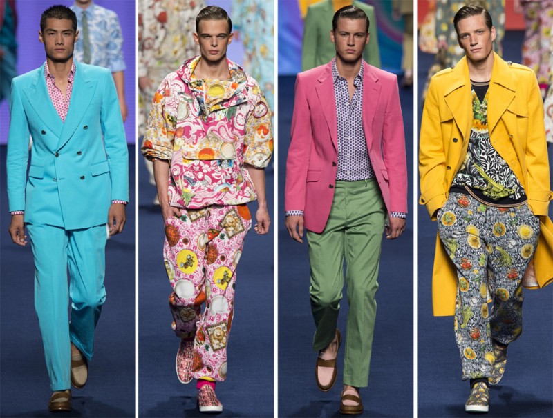 Etro Spring/Summer 2015: The Italian fashion house proved to be the ultimate foodie as Kean Etro sent bold vibrant colors and food-inspired prints down the catwalk.