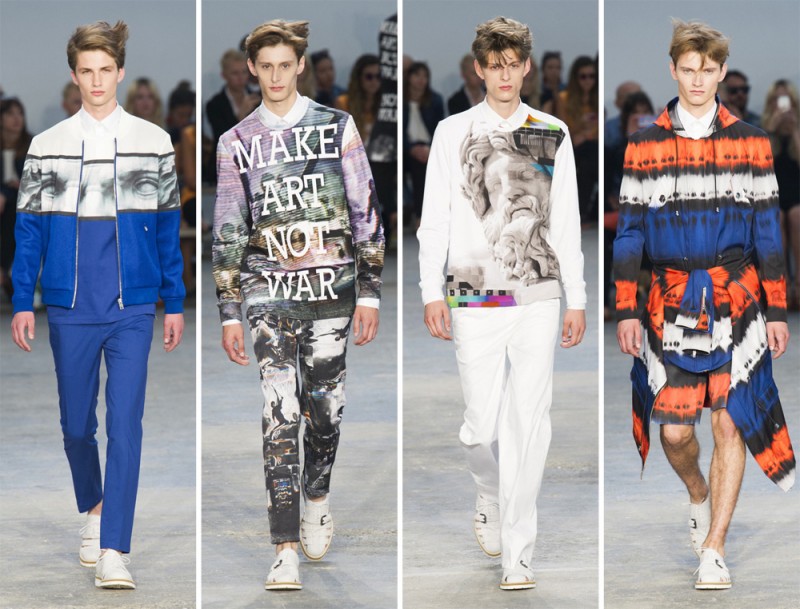 Frankie Morello Spring/Summer 2015: The Italian label wanted to make art not war and that's exactly what they did.