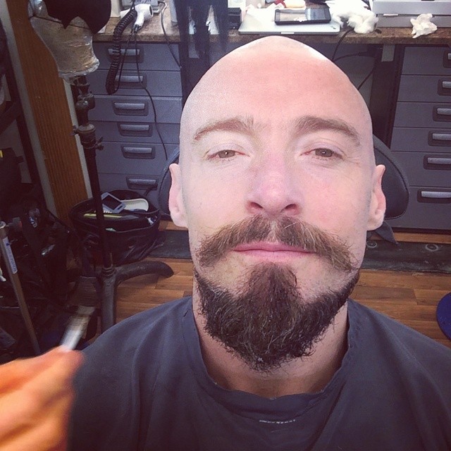 Hugh Jackman Bald