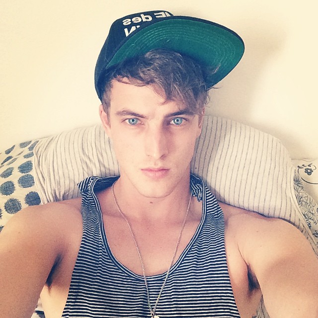 James Smith shows off his summer tan