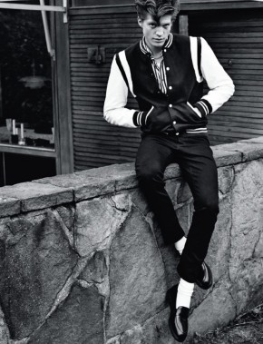 Jonatan Frenk is a Greaser for Selected Homme