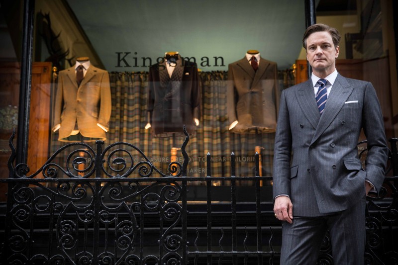 Actor Colin Firth in 'Kingsman: The Secret Service'