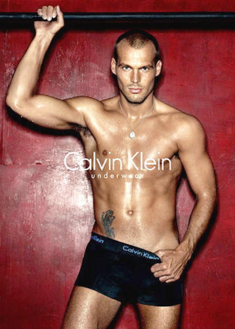 Footballer Karl Frederik 'Freddie' Ljungberg for Calvin Klein Underwear
