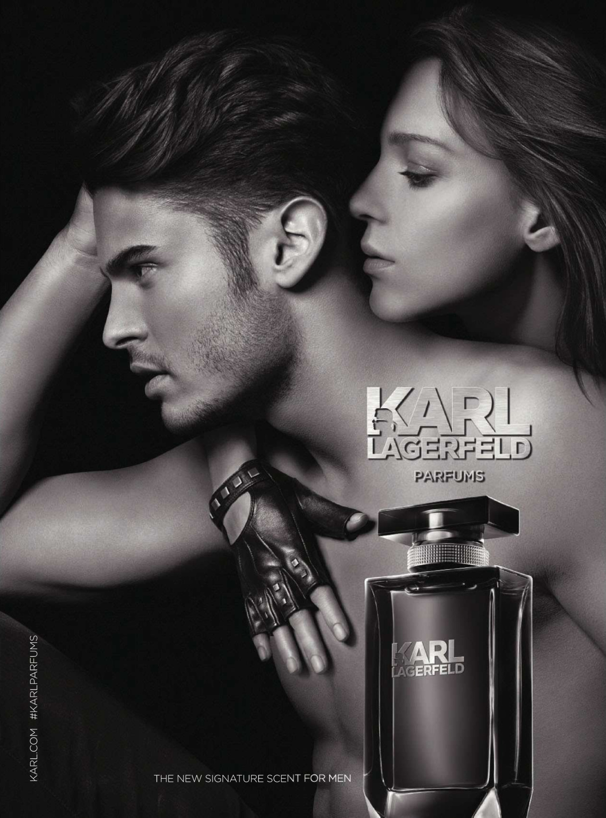 Karl Lagerfeld Fragrance Campaign Baptiste Giabiconi