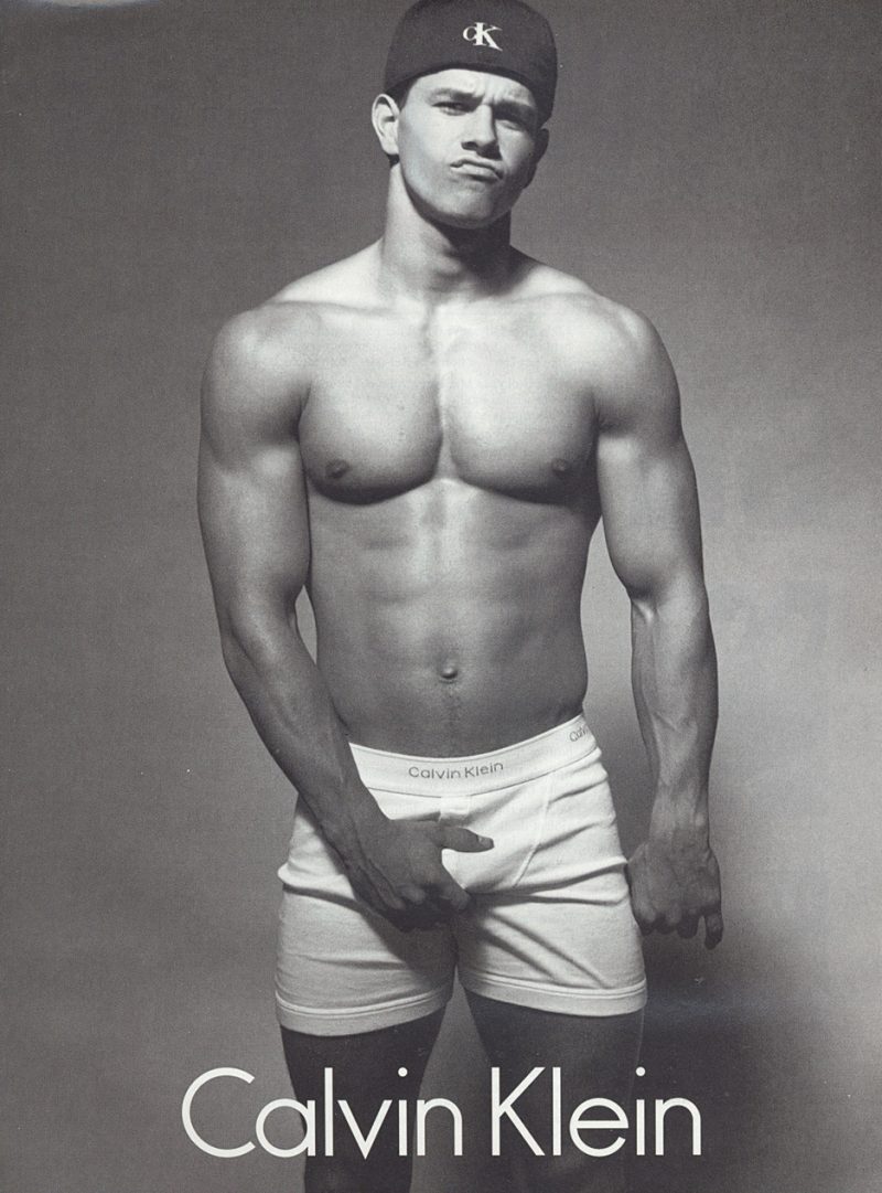 Actor Mark Wahlberg, when he was Marky Mark and a face of Calvin Klein Underwear in the 1990sActor Mark Wahlberg, when he was Marky Mark and a face of Calvin Klein Underwear in the 1990s